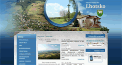 Desktop Screenshot of obeclhotsko.cz
